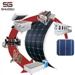 Produktionslinje for solcellemoduler